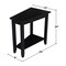 International Concepts Keystone Accent Table, Black OT46-45 - alternate 2